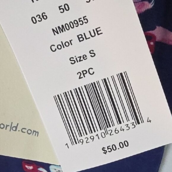 NEW Munki Munki sloth pajama set size small - Picture 3 of 10